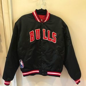Chicago Bulls Starter Jacket Large Vintage